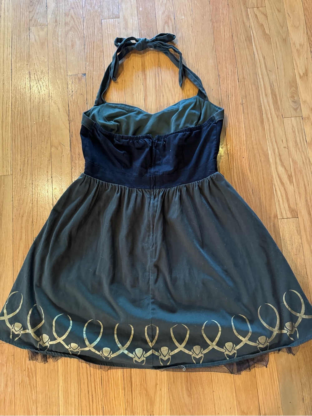 Her Universe Marvel Loki Limited Edition Halter Dress XL Cosplay Disneybound - Picture 7 of 12